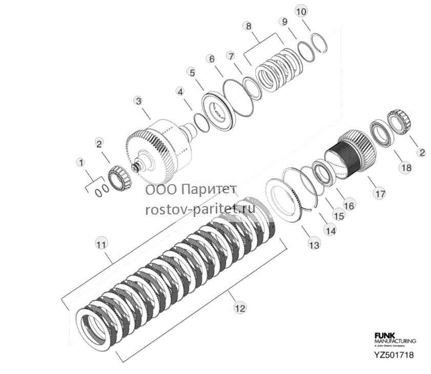 TRANSMISSION FIFTH STAGE ASSEMBLY CLUTCH L 